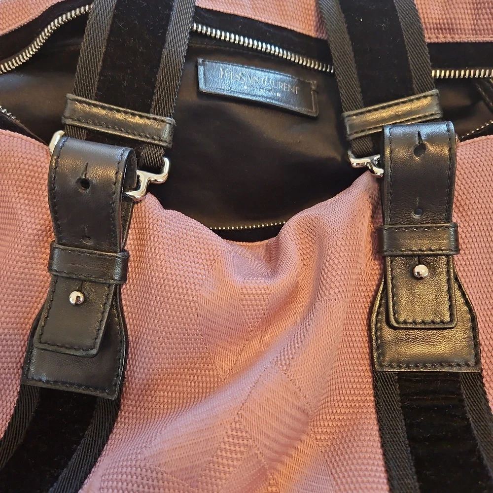 Yves Saint Laurent Rive Gauche Nylon Shoulder Bag - Picture 9 of 11